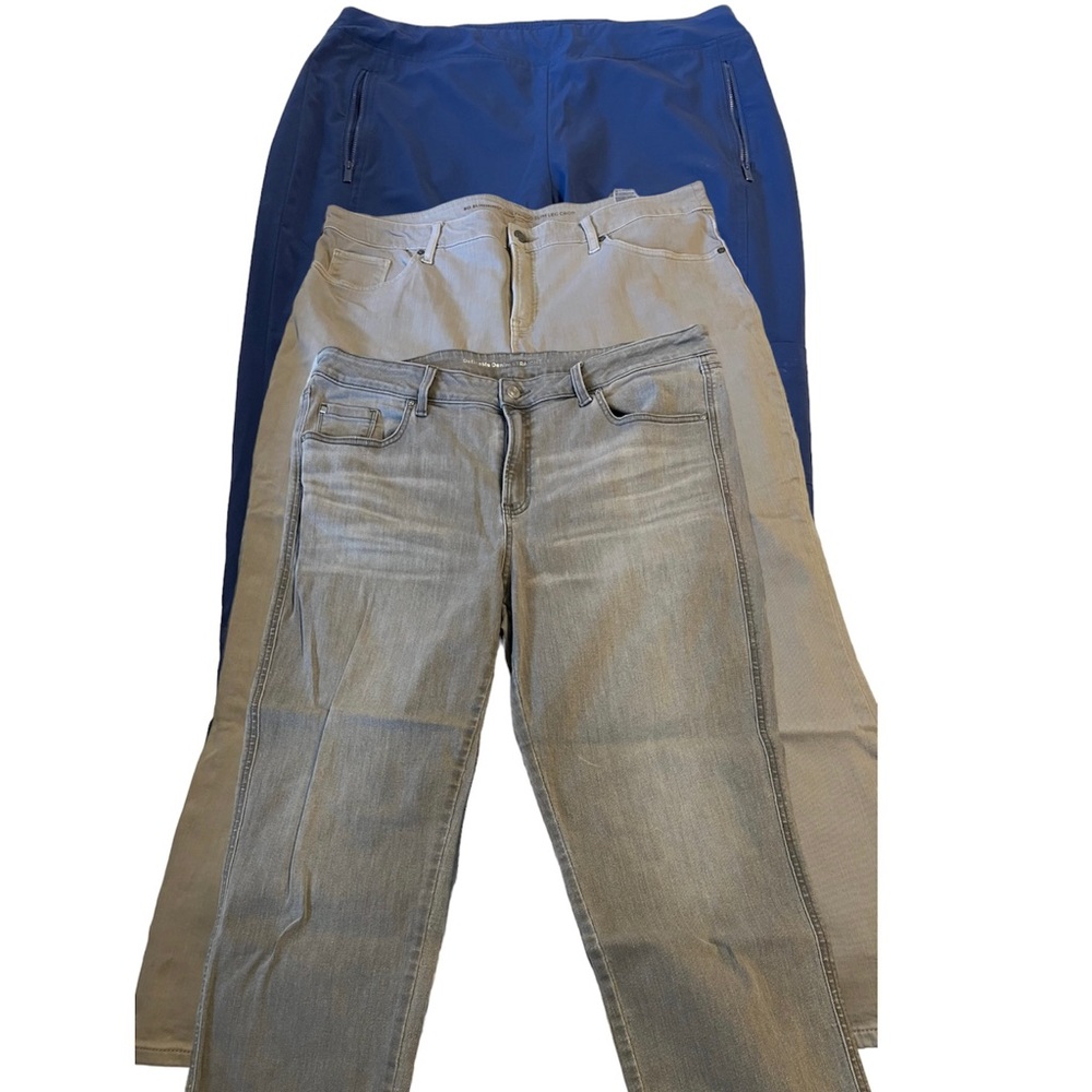 Bundle of 3 pairs of chicos pants size 3/16